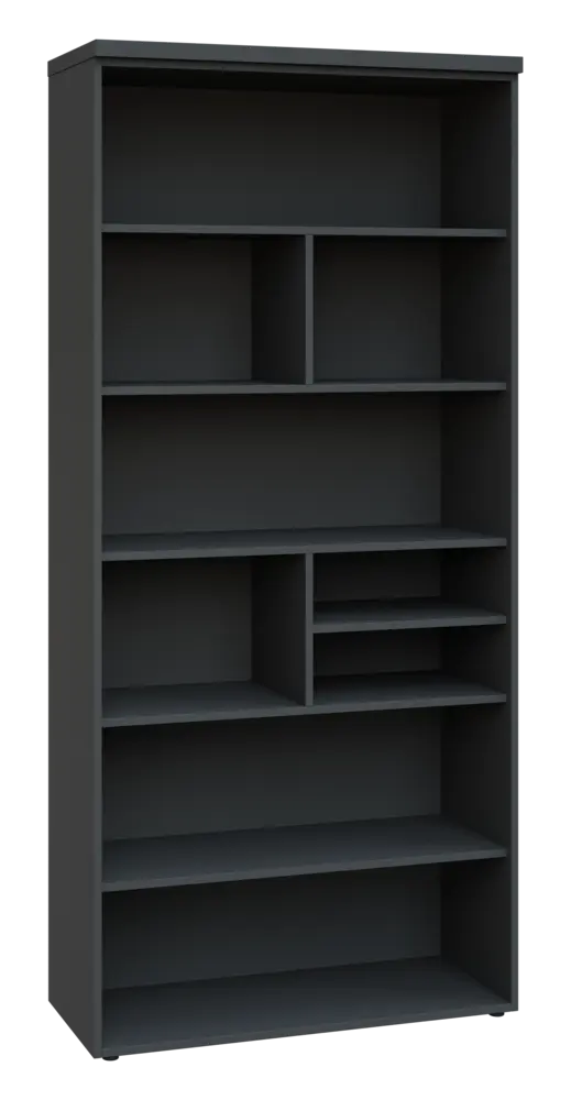 SIN 6 - 10N kancelářská skříň, nika, 2170x1000x400, antracit